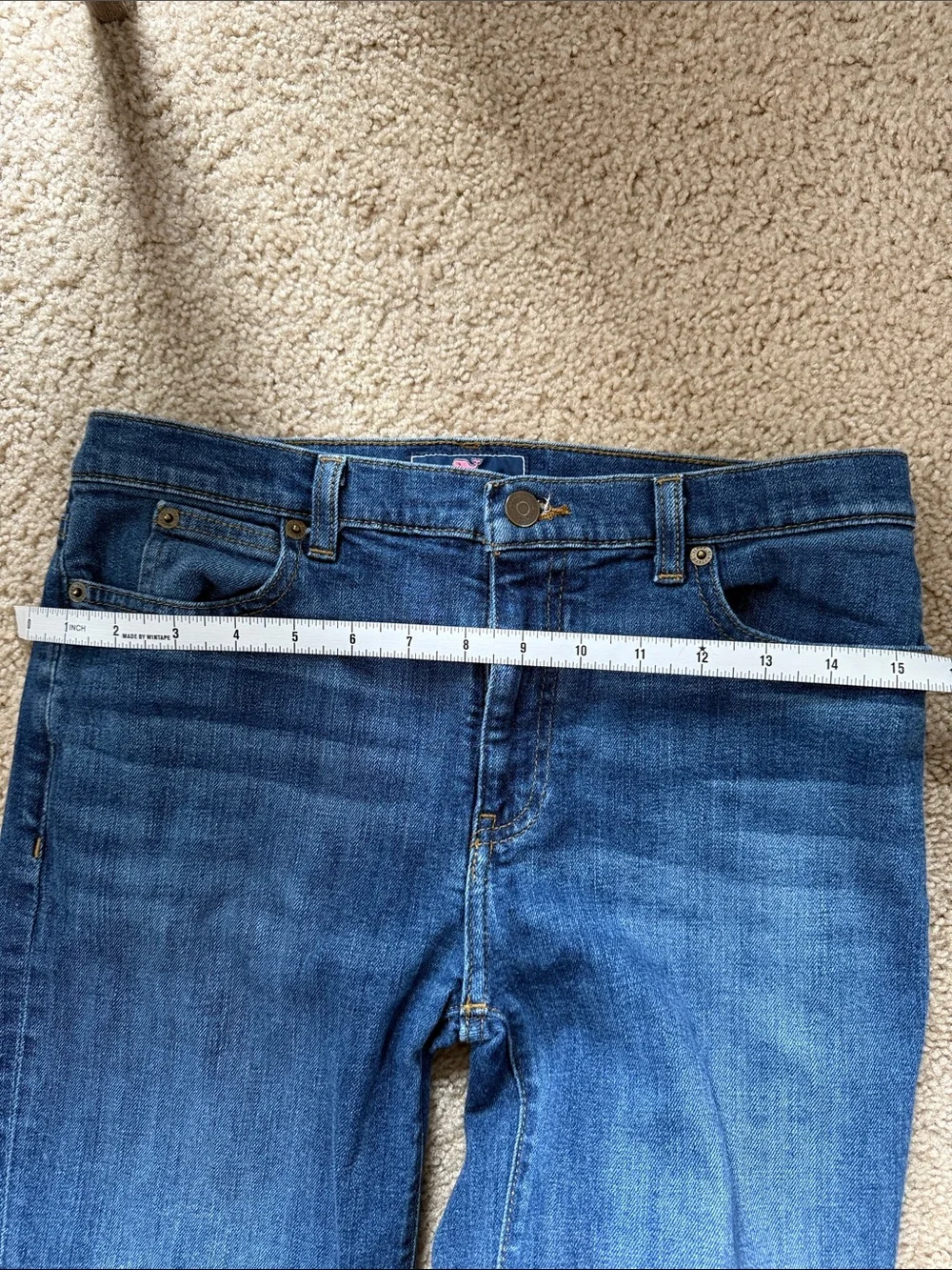 Vineyard Vines Kids Medium Blue Straight Jeans size 18
